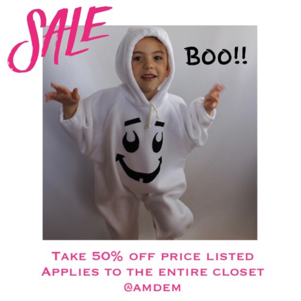 (Sz 2) Ghost Costume - Toddler Knit Romper